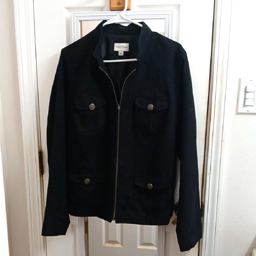 Black Suede Jacket size 16